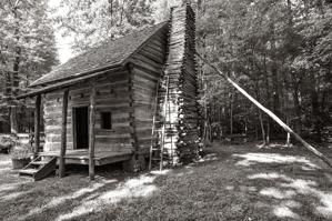 Cabin moved to Patuxent River Park, likley originally built afte
